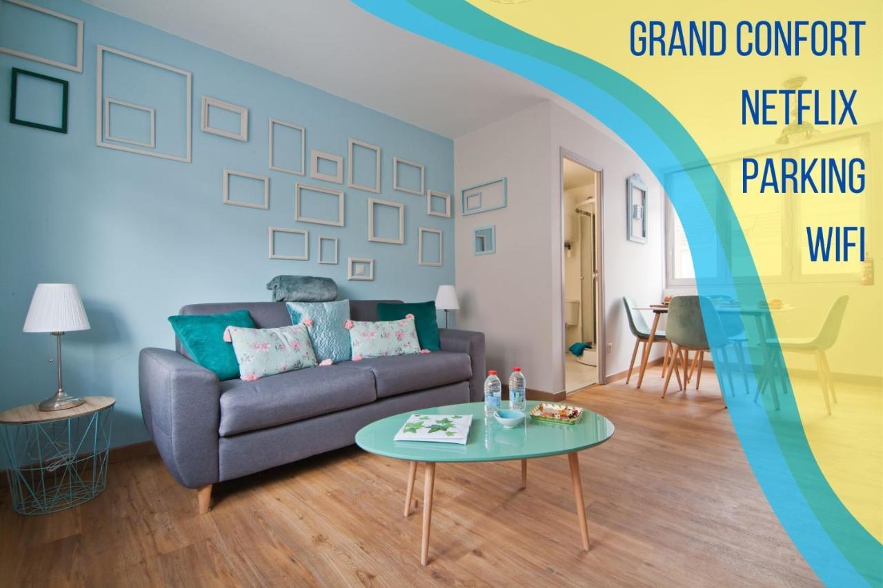 Superlogis Troyes - Le Cadre Vert - Studio Grand Confort - Netflix - Parking Saint-Julien-les-Villas Buitenkant foto
